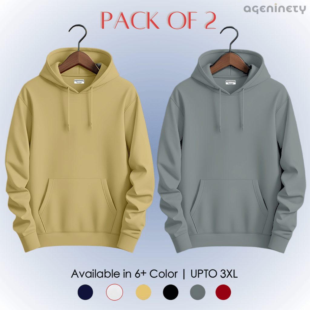 Pack of 2- Pullover Hoodie's