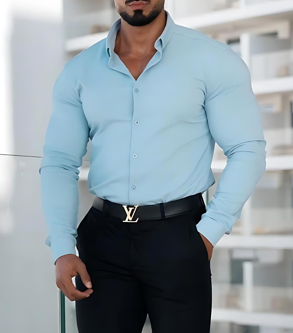Sky Blue Full Sleeve Shirt