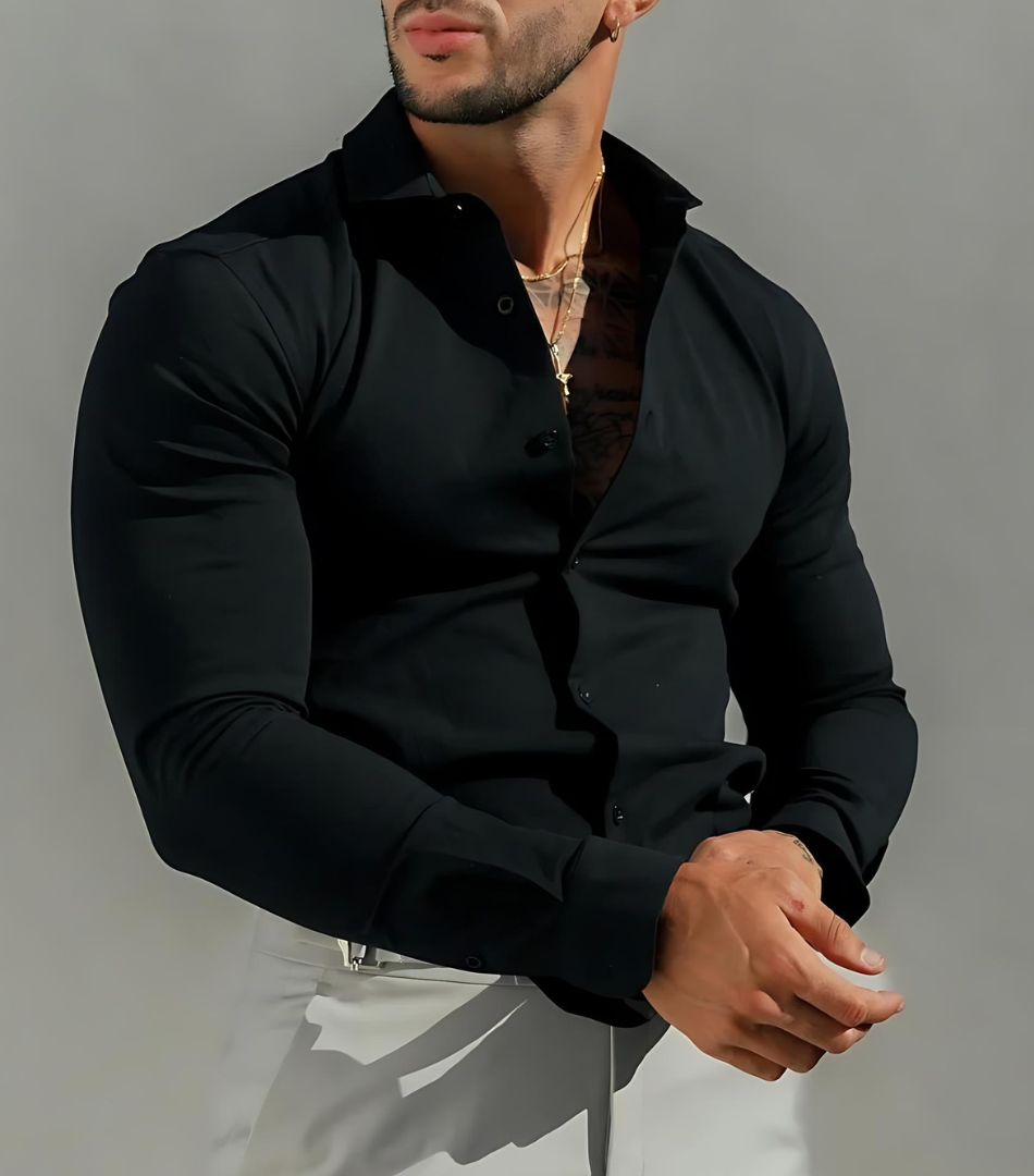 Navy Blue Full Sleeve Shirt