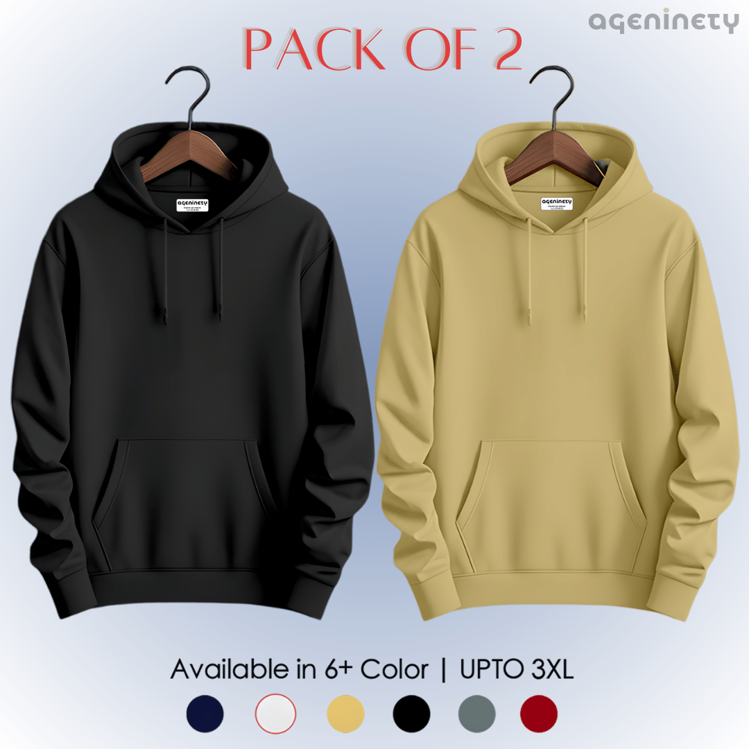 Pack of 2- Pullover Hoodie's