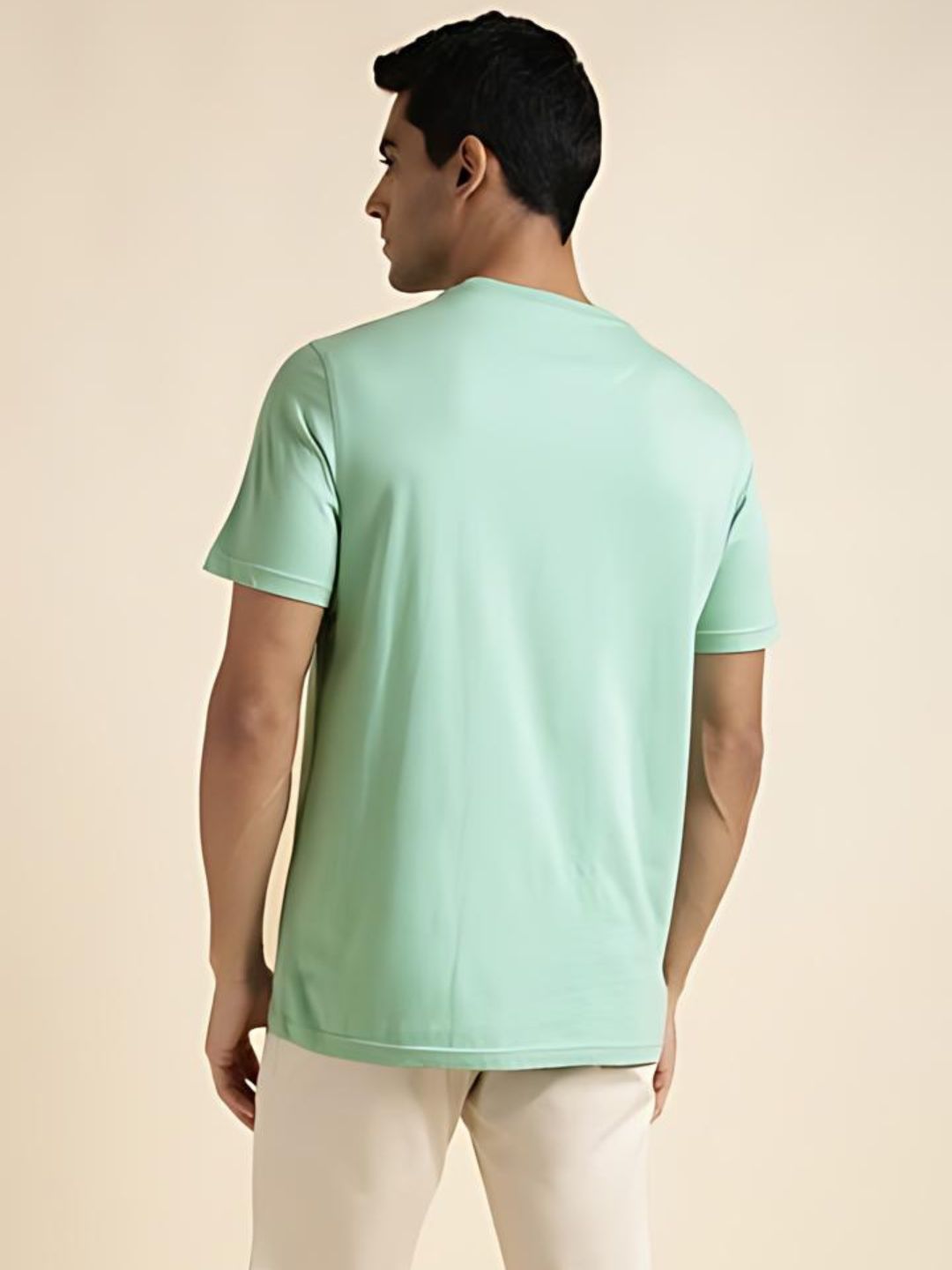 Mint Plain Round Neck T-Shirt