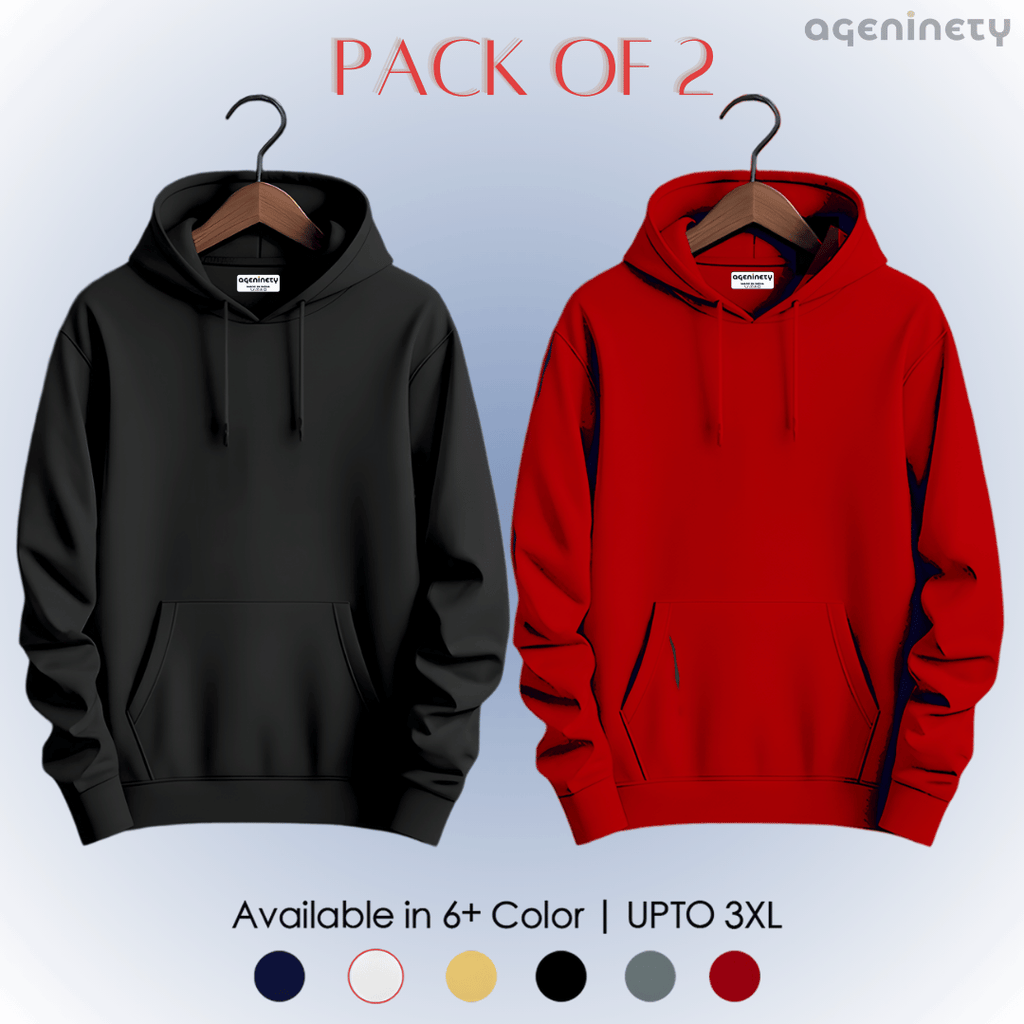 Pack of 2- Pullover Hoodie's