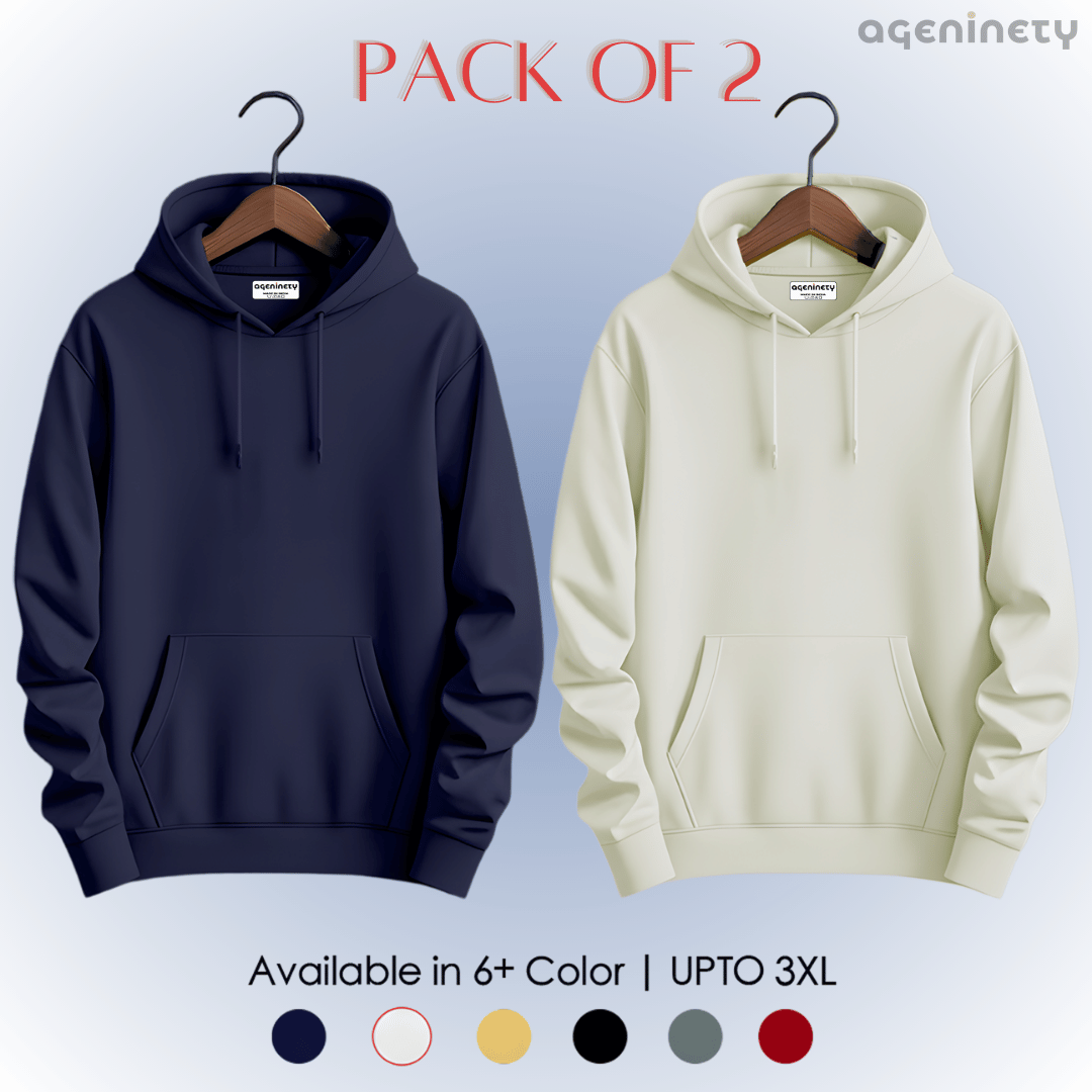 Pack of 2- Pullover Hoodie's