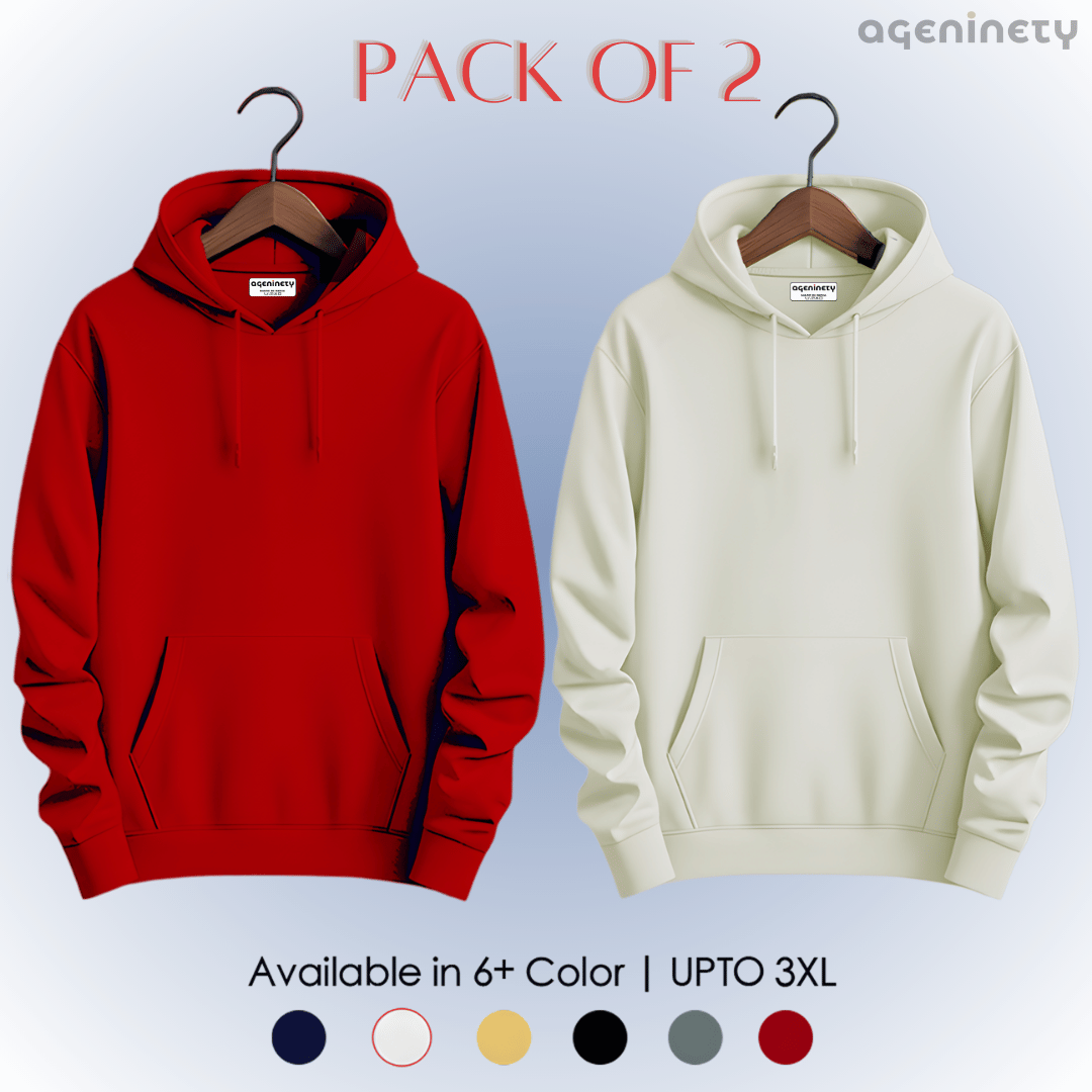 Pack of 2- Pullover Hoodie's