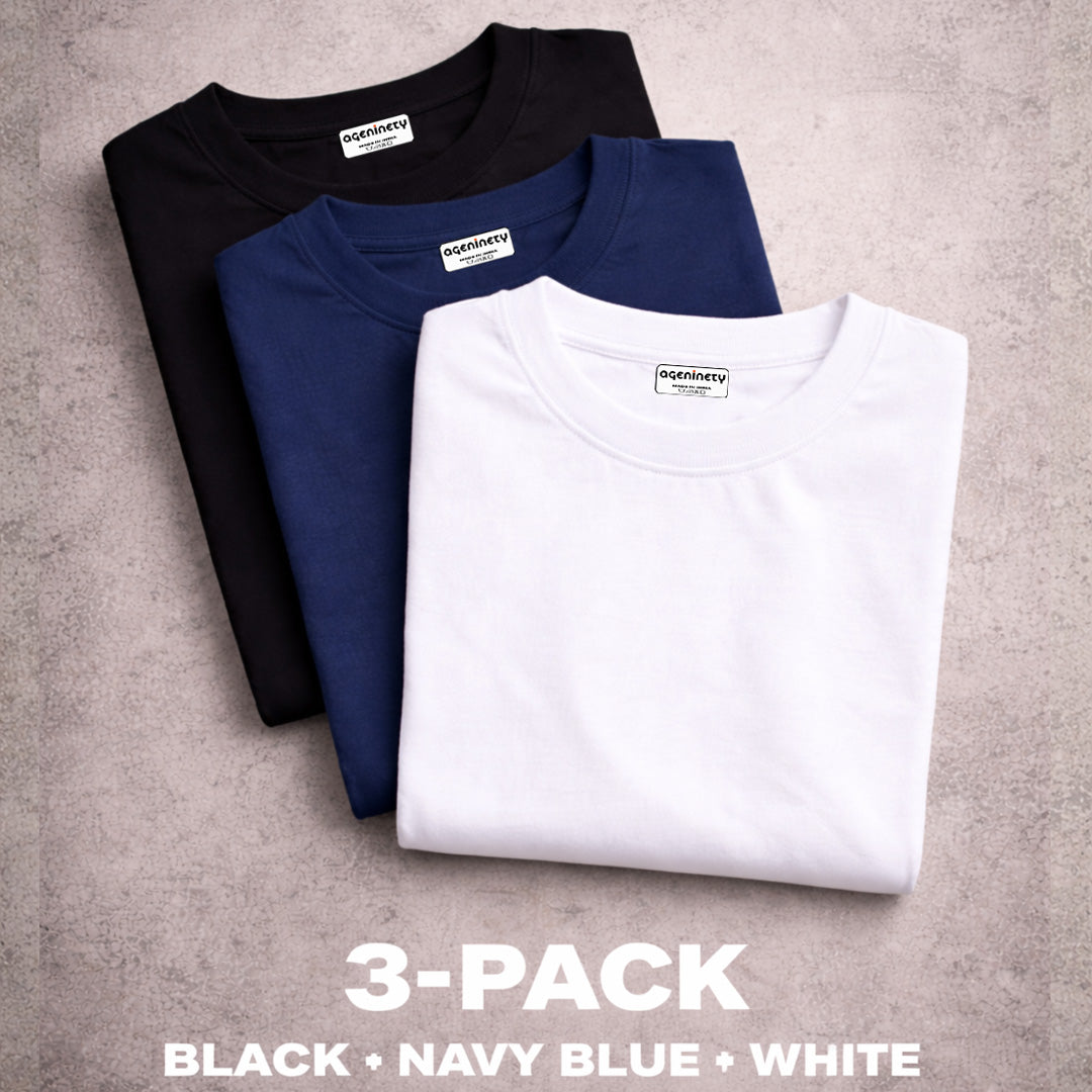 Pack of 3- Oversized T-shirt