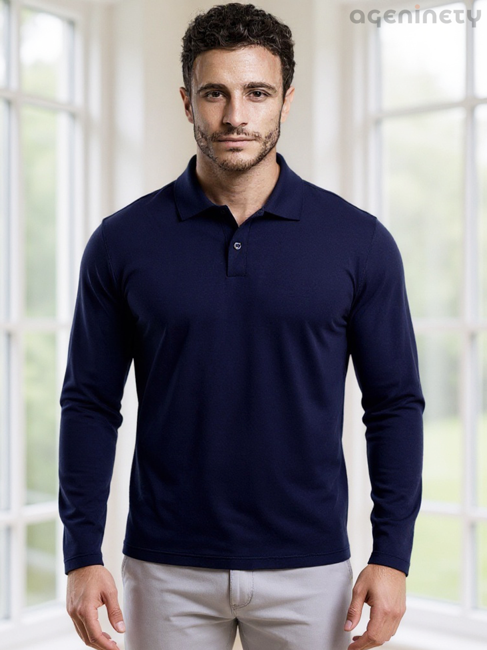 Full Sleeve Pique Polo T-Shirt