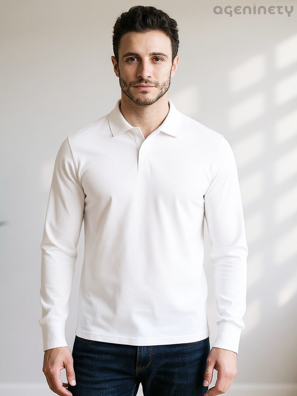 Full Sleeve Pique Polo T-Shirt