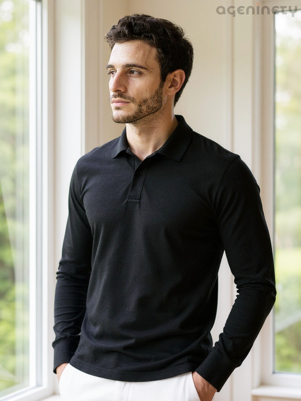 Full Sleeve Pique Polo T-Shirt