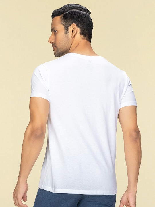 White Plain Round Neck T-Shirt