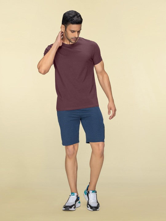 Maroon Plain Round Neck T-Shirt