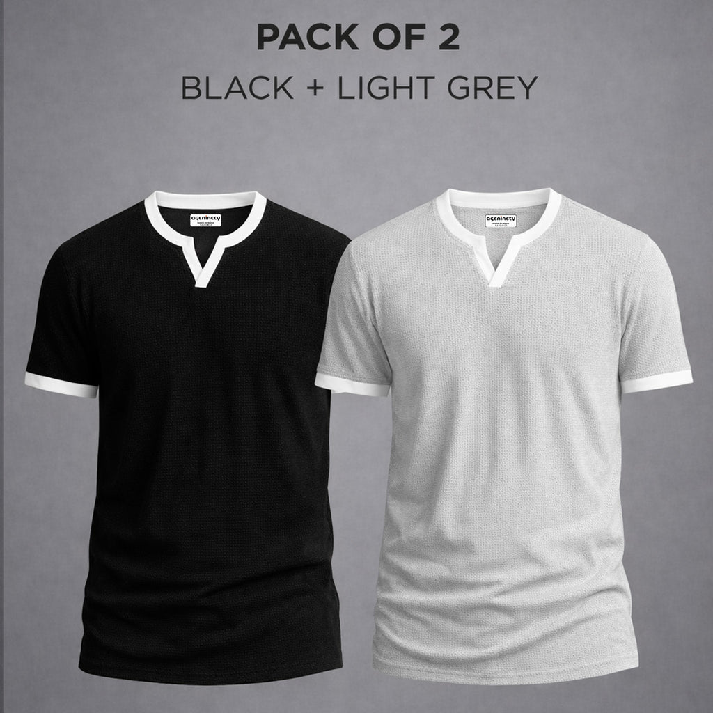 Pack of 2- Waffle Tee